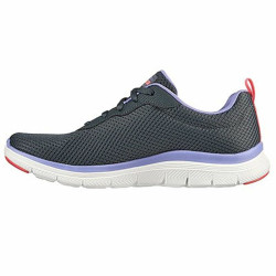 Sports Trainers for Women Skechers Flex Appeal 4.0 Brilliant View Dark grey