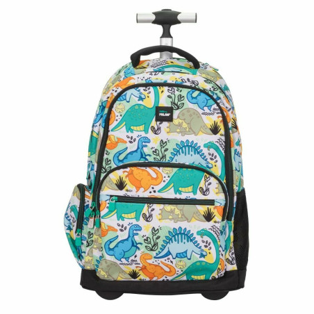 School Bag Milan Dinosaurs 25 L Green