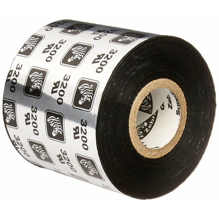 Thermal transfer ribbon Zebra 03200BK06030 Black 60 mm x 300 m (6 Units)