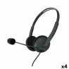 Headphones with Microphone Energy Sistem Office 2 Black (4 Units)