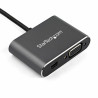 USB C to VGA/MiniDisplayPort Adapter Startech CDP2MDPVGA           Grey