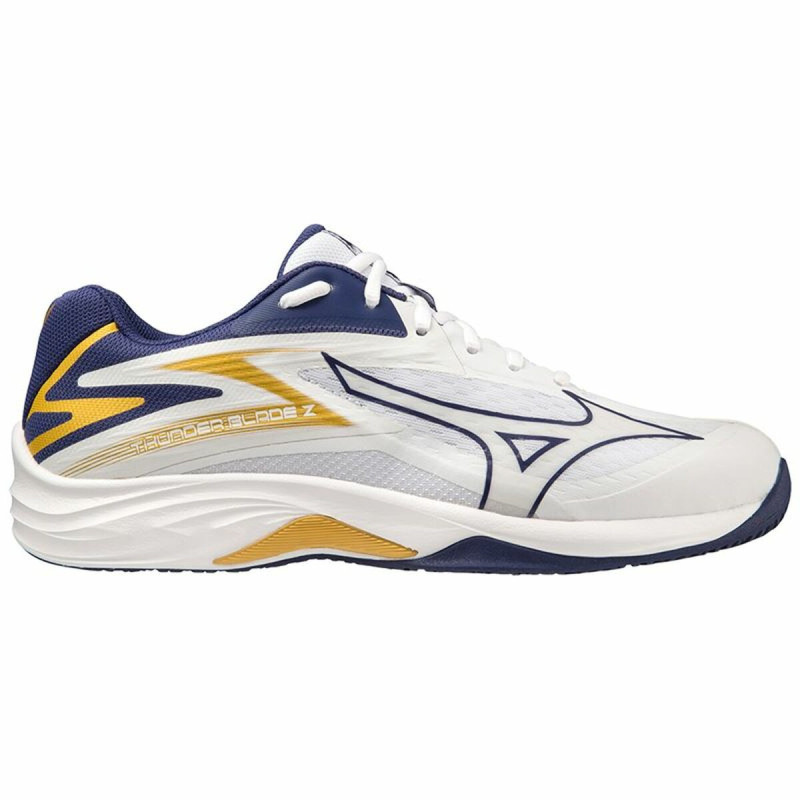 Unisex Casual Trainers Mizuno Thunder Blade Z White Navy Blue