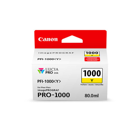 Original Ink Cartridge Canon PFI-1000 Yellow