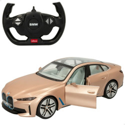 Remote-Controlled Car BMW i4 Concept 1:14 Golden (2 Units)