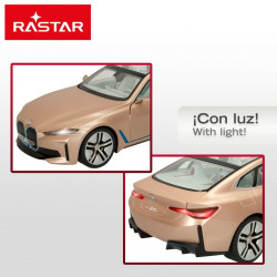 Remote-Controlled Car BMW i4 Concept 1:14 Golden (2 Units)