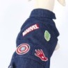 Dog coat Marvel Blue M