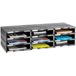 Modular Filing Cabinet Archivo 2000 Black polystyrene