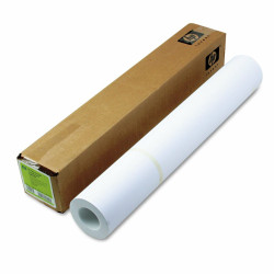 Roll of coated paper HP C6029C 30 m Covered White Black