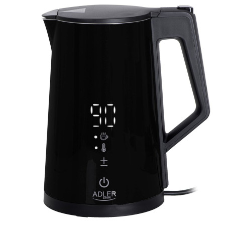 Kettle Adler AD 1345b Black Stainless steel 2200 W 1850 W 1,7 L