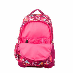 School Rucksack with Wheels Milan Pink 52 x 34,5 x 23 cm