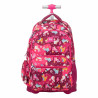 School Rucksack with Wheels Milan Pink 52 x 34,5 x 23 cm