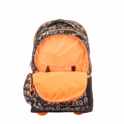 School Rucksack with Wheels Milan Black 52 x 34,5 x 23 cm