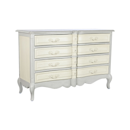 Chest of drawers Home ESPRIT Light grey Mango wood Romantic 140 x 50,5 x 91 cm