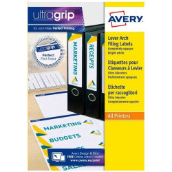 Printer Labels Avery L4761 White 25 Sheets 192 x 61 mm (5 Units)