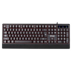 Keyboard Activejet K-3255 Black Monochrome QWERTY