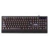 Keyboard Activejet K-3255 Black Monochrome QWERTY