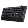 Keyboard Activejet K-3255 Black Monochrome QWERTY