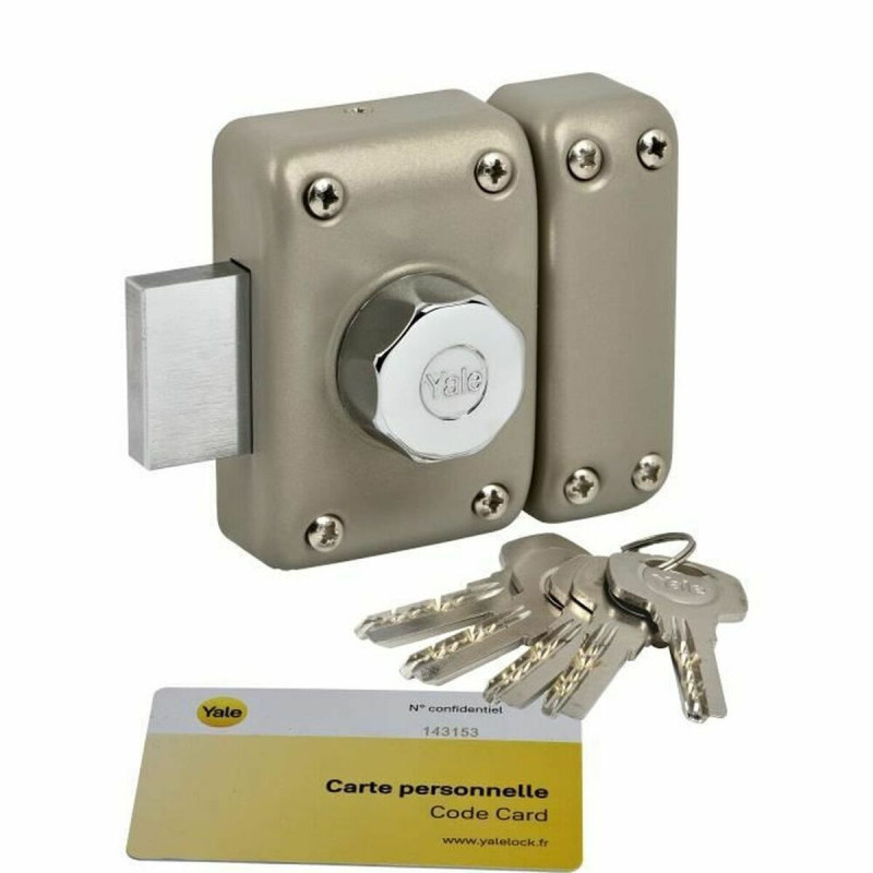 Lock Yale YV26BT-50 Beige Metal Ø 23 mm Doors