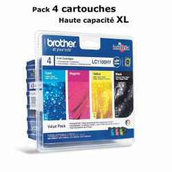 Original Ink Cartridge Brother LC-1100HYVALBP Black/Cyan/Magenta/Yellow