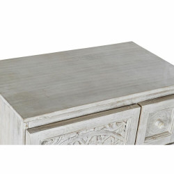 Sideboard DKD Home Decor Metal Mango wood White Multicolour 30 x 40 cm 72 x 40 x 87 cm