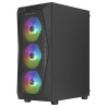 ATX Semi-tower Box Aerocool Falcon-A-BK-V1 Black