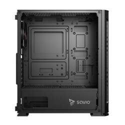 ATX Semi-tower Box Savio SHADOW X2 Black