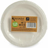 Plate set Compostable White Sugar Cane 80 Units