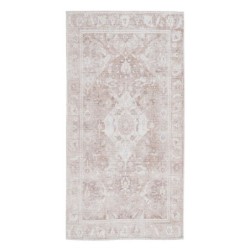 Carpet 80 x 150 cm Polyester Cotton Taupe