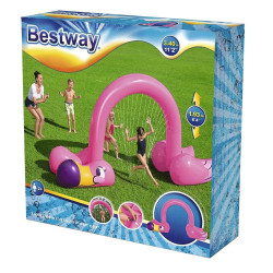 Water Sprinkler and Sprayer Toy Bestway Pink flamingo 340 x 110 x 193 cm Plastic