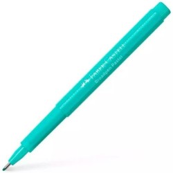 Felt-tip pens Faber-Castell Broadpen Document Turquoise (10 Units)