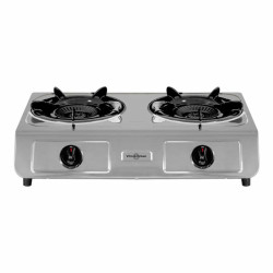 gas stove Vitrokitchen 265IB Black Steel Stainless steel