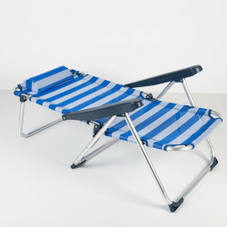 Folding Chair Aktive Striped 48 x 90 x 60 cm (2 Units)