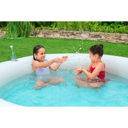 Inflatable Paddling Pool for Children Bestway 206 x 206 x 51 cm Rainbow