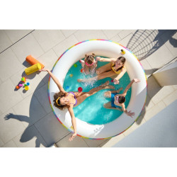 Inflatable Paddling Pool for Children Bestway 206 x 206 x 51 cm Rainbow