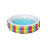 Inflatable Paddling Pool for Children Bestway 206 x 206 x 51 cm Rainbow