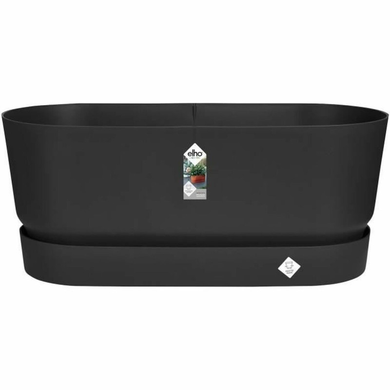 Planter Elho   Black 60 cm Plastic