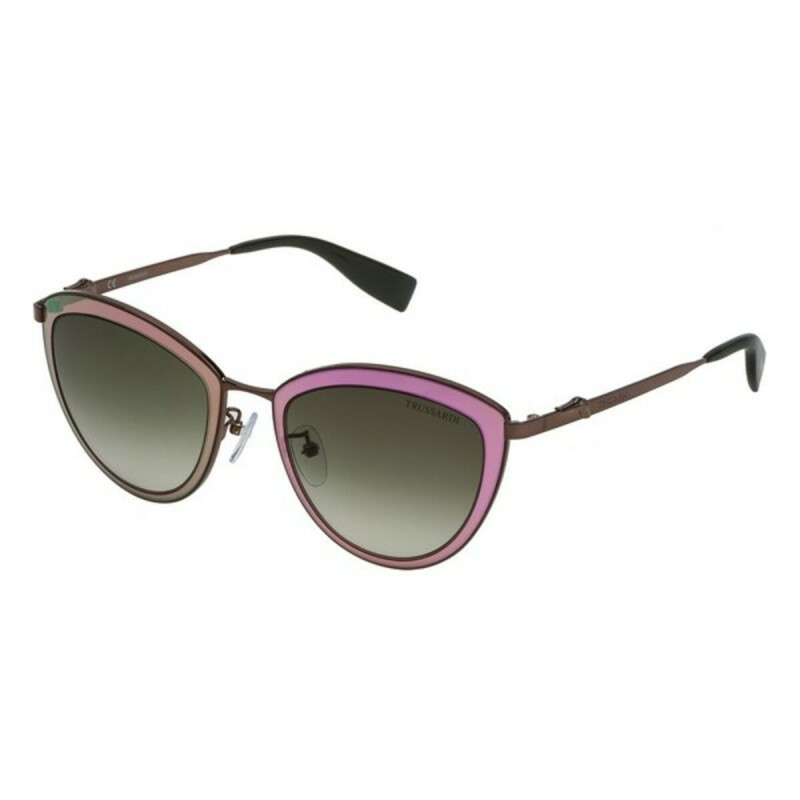 Ladies' Sunglasses Trussardi 190605007938 Brown Ø 52 mm