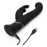 G Rabbit Vibrator Happy Rabbit Black