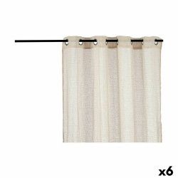 Curtain Beige 140 x 0,1 x 260 cm (6 Units)