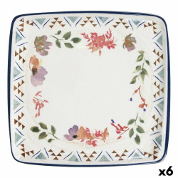 Underplate Viejo Valle Moove Spring Porcelain 32 x 31 x 2 cm (6 Units)