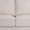 Sofa Black Cream Nylon Polyester 175 x 86 x 81 cm