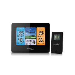 Multi-function Weather Station Greenblue GB522 Black