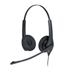 Headphones with Microphone Jabra Biz 1500 Duo QD Black