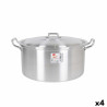 Casserole with lid Aluminium 38,5 x 33 x 18,5 cm (4 Units)