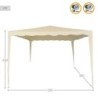 Gazebo Aktive 300 x 240 x 300 cm Metal Polyester Cream