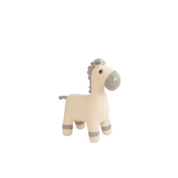 Fluffy toy Crochetts AMIGURUMIS MINI White Horse 38 x 42 x 18 cm