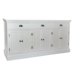 Sideboard DKD Home Decor   White Orange Wood Plastic 160 x 41 x 83 cm