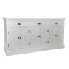 Sideboard DKD Home Decor   White Orange Wood Plastic 160 x 41 x 83 cm