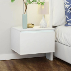 Nightstand Flow 48 x 40 x 30 cm White