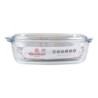 Casserole with lid Quttin Glass (3L + 1,5L)